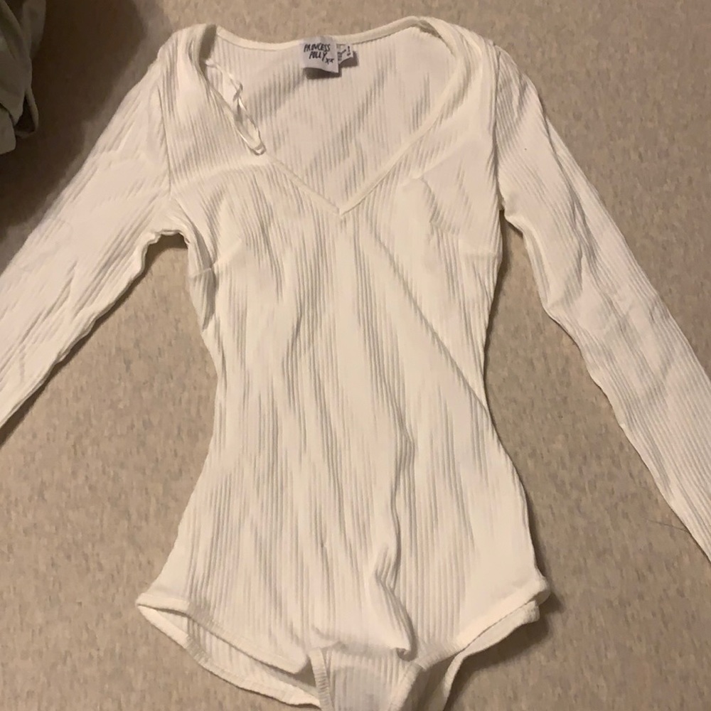 Princess polly white long sleeve bodysuit